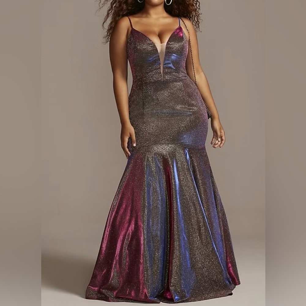 💎✨ GOWN ✨💎 LONG BEAUTIFUL DRESS SZ 20 PLUS SIZE FANCY PARTY GALA NIGHT STUDIO